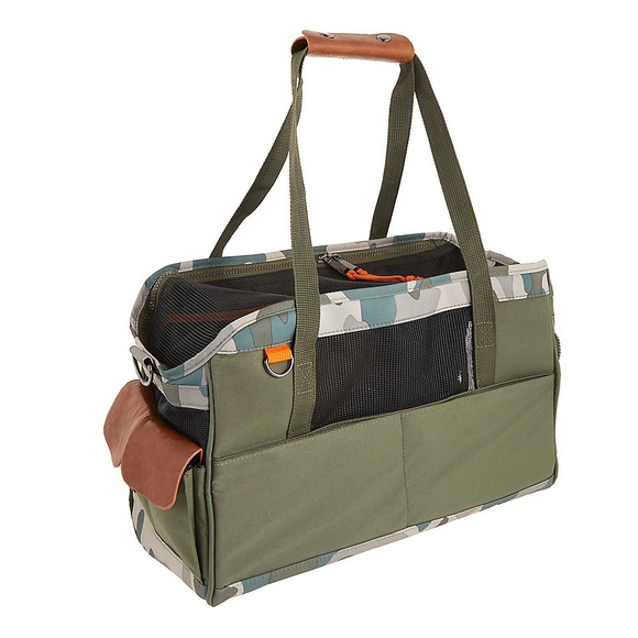 Top Paw Dog Top Paw Camouflage Travel Tote Pet Carrier Bag Dog Cat
